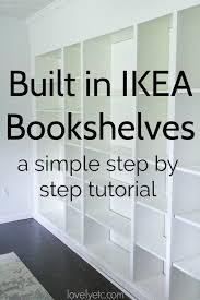 How To Build Easy Built Ins From Ikea Billy Bookcases Lovely Etc I'm a planner, so i think it surprised people that i didn't want to find out the gender of our ikea spice rack made to book shelf for boys avengers themed room.