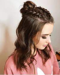 All Best Best Half Up Half Down Long Hairstyles Pour Un Look Glamour 2019 Glamour Hairstyles Meduim Length Hair Braided Hairstyles Easy Medium Hair Styles