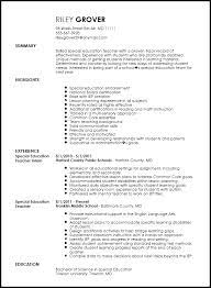 Summary driven, friendly and resourceful special education teacher with 6+ years' track record of efficiently teaching children with cognitive, behavioral and physiological disabilities. Resume For Teacher Vomor