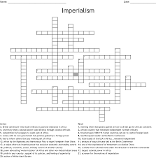 Oct 16, 2020 · @universityofky posted on their instagram profile: Imperialism Crossword Wordmint