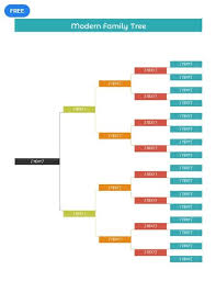 Free Modern Family Tree Template Word Doc Excel Apple Mac Pages Apple Mac Numbers Family Tree Layout Free Family Tree Template Family Tree Template Excel