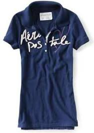 Details About New Navy Aeropostale Aero Womens Cute Glitter Heart Jersey Polo Shirt Sz Large