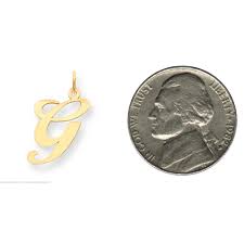 With each letter, i have added a few helpful arrows to guide you through the process of writing out the full. Findingking Fancy Cursive Letter G Charm 14k Gold