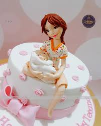 Fondant Birthday Cake For Mother Design Ma Mother Cake By Urvi Zaveri Mothers Day Cakes Designs Beautiful Birthday Cakes Creative Birthday Cakes