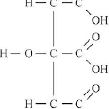 Chemical structure of acetic acid. The Structural Formula Of A Citric Acid Molecule Download Scientific Diagram