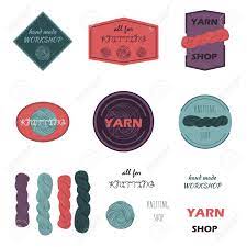 A wide variety of knitting badges options are available to you, such as feature, fabric type, and metal type. Badges And Logo For Knitting Shop Hand Made Workshop And Packaging Knitting Logo Badges With Yarn Balls Yarn Balls From Wool And Angora Royalty Free Cliparts Vectors And Stock Illustration Image 76176392