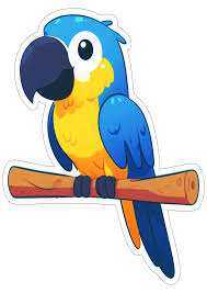 arara azul desenho para colorir