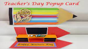 Thank you card for teacher/teacher's day card making/teacher's day pop up card idea learn how to make thank you card. Diy Teachers Day Popup Card Easy Handmade Teachers Day Card Teachers Day Gift Ideas