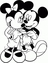 In addition, mickey and minnie are often seen with other characters such as donald duck, daisy duck, goofy, and pluto. Minnie And Mickey Mouse Coloring Pages Coloring Home