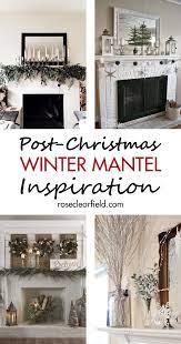 When transitioning from christmas to winter decor, start small by simply rearranging your decorative accessories in new ways. Post Christmas Winter Mantel Inspiration Winter Home Decor Winter Mantle Decor Winter Living Room