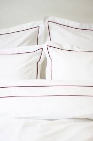 Parure De Lit Percale Bordeaux Parure De Lit Lit Housse De Couette