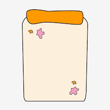 رسوم متحركة مرسومة باليد لطيف سرير مفرد بسيط رسوم متحركة مرسومة باليد لطيف سرير مفرد بسيط سرير كارتون بسيط غرفة نوم Png وملف Psd للتحميل مجانا Hand Painted Single Bed Cartoon