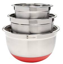 Idelice Pr199 721a Lot De 3 Bols Melangeurs Avec Fond Anti Derapant Inox Rouge Noir Violet 1 5 2 5 4 5 L Ustensile Cuisine Cuisines Maison Articles De Cuisine