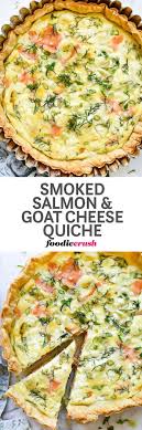 Smoked Salmon Goat Cheese Quiche Quiche Recipes Recipes Brunch Recipes