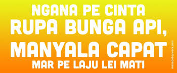 Maybe you would like to learn more about one of these? 50 Kata Bijak Bahasa Manado Lucu Manado Baswara