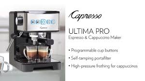 Froth up your kitchen with cafe casa's electric milk foamer. Capresso Ultima Pro Espresso Cappuccino Machine Bed Bath Beyond