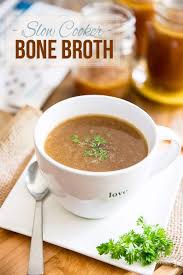 slow cooker beef bone broth