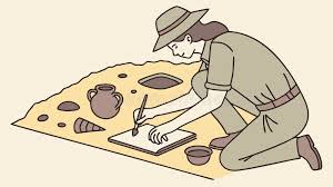 Archaeologist Dig Stock Illustrations ...