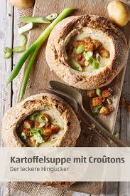Kartoffelsuppe Mit Croutons Kartoffelsuppe Rezepte Vorspeisen Rezepte