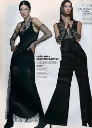 Elle France 18th January 1993 Createurs 93 Models Claudia Mason Yasmeen Ghauri Beverly Peele Manon Von Gerkan Anneliese Seubert Unknowns Ph Gilles Bensi
