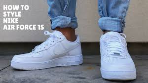 How To Style Nike Air Force 1s Outfit Ideas Youtube
