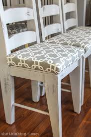 The table was great, but i was less enthusiastic about the chairs… and my hatred for the pleather has grown since that day. How To Reupholster A Chair Seat The No Mess Method The Thinking Closet