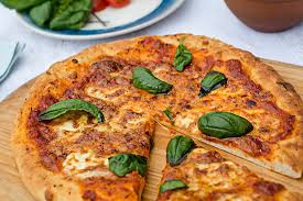 Hearty, saucy and ridiculously easy. Pizza Margherita With Basil Oil Ballymaloe Foods