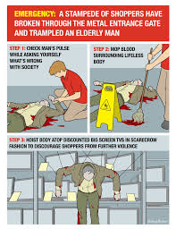 Stay Safe Today With This Hilarious Black Friday Emergency Survival Guide Memebase Funny Memes Black Friday Memes Hilarious Emergency