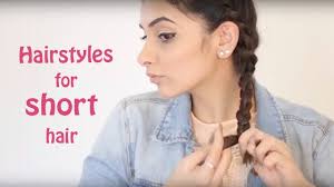 I know, it's literally horrendous haha! 3 Easy Hairstyles For Short Hair Youtube
