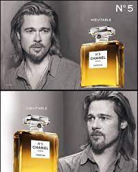 Brad Pitt Fan Account On Instagram Find Me Someone That Looks At Me The Way Brad Looks At This Chanelofficial N5 Fr Brad Pitt Fragrance Ad Chanel Perfume