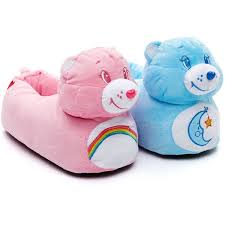 ladies care bear slippers 38 liked on polyvore featuring shoes and slippers bear slippers care bear slippers