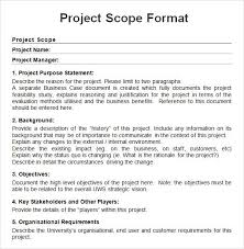 Project Scope Example Check More At Https Nationalgriefawarenessday Com 4159 Project Scope Example