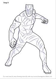 Step by step beginner drawing tutorial of the black panther from the avengers infinity war movie. Learn How To Draw Black Panther From Captain America Civil War Captain America Civil War Step By Step Drawing Tutorials