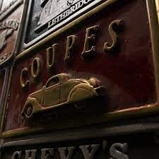 Now This Is A Car Club Plaque The Coupes Auto Club Of Inglewood California Stan Chersky Was Cool Enough To Show Us Around Car Clubs Plaques Car Club Car Guys