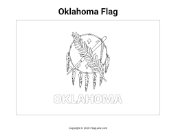 Select from 35919 printable crafts of cartoons, nature, animals, bible and many more. Free Oklahoma Flag Coloring Page