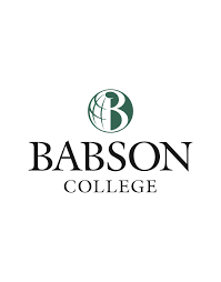 Babson College seal, the institution where Arav is studying business