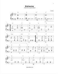 Sheet music arranged for easy piano in c major. Edelweiss 3 Piano Sheet Music Free Piano Sheet Piano Sheet Music Pdf