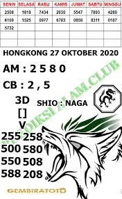 Syair Hk Fajar Pakong 27 Oktober 2020