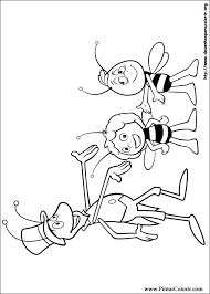 Desenhos Para Pintar E Colorir Abelha Maia Imprimir Desenho 017