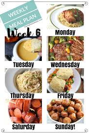 Easy Weekly Meal Plan Week 6 Family Fresh Meals Everybody understands the stuggle of getting dinner on the table after a long day. easy weekly meal plan week 6 family