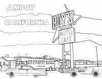 Use this route 66 colouring pages clipart in your school projects, powerpoints and more! Route 66 Coloring Pages