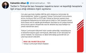 Fahrettin Altun Twitter A Akibetini Hatirlatti Ve Bunu Twitter Da Yapti Serbestiyet Com