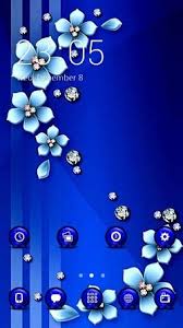 Listing several links to downloads throughout the internet. Download Free Android Theme Blue Flowers Clauncher 4232 Mobilesmspk Net