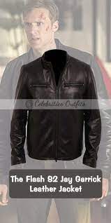 Teddy Sears Jay Garrick Flash S2 Black Leather Jacket Leather Jacket Stylish Leather Jacket Celebrities Leather Jacket