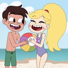 Star And Marco Take A Photo Of Beach Day Actually By Deaf Machbot On Deviantart Desenhos Fofos De Amor Cartoon De Casais Desenhos De Casais Fofos