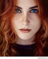 Beautiful Natural Red Hair Blue Eyes