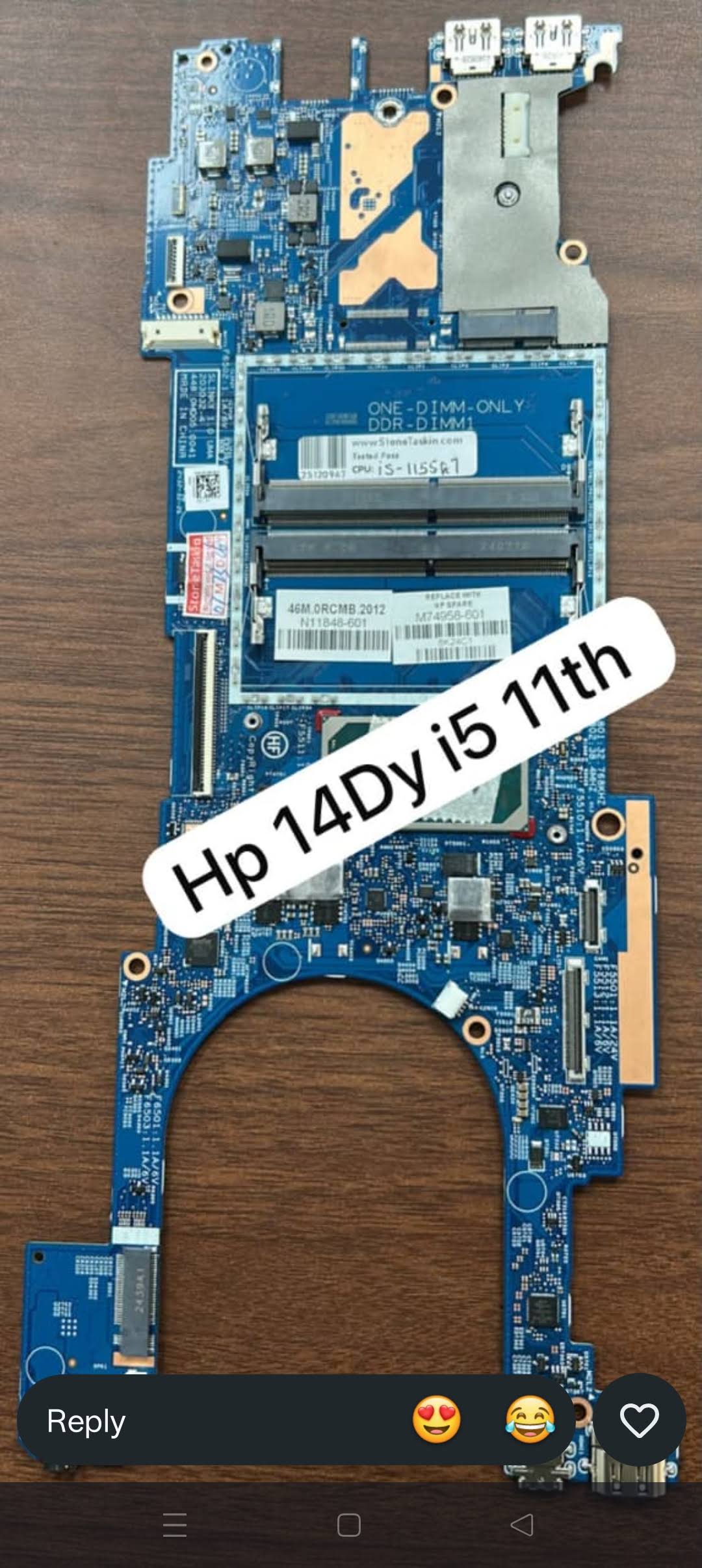 HP 14-DY Motherboard | Laptop Motherboard | Intel 11th Gen product image