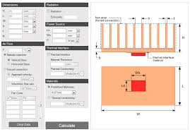 rapid design and analysis of heat sinks