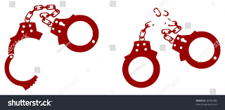 Opened Handcuffs And Broken Handcuffs Handcuffs Drawing Pencil Art Drawings Handcuffs