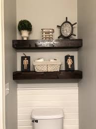 Our custom floating shelves are the highest quality products available. Modern Shelf Above Toilet Novocom Top